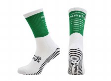 Murphys Pro Mid GAA Grip Socks Green White Size 6-8